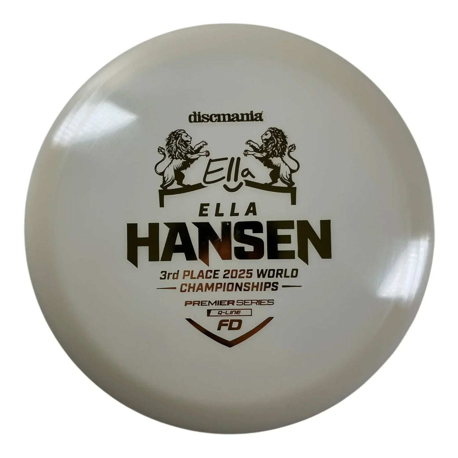 Discmania FD | Q-Line | White/Gold 174g (Ella Hansen) Disc Golf
