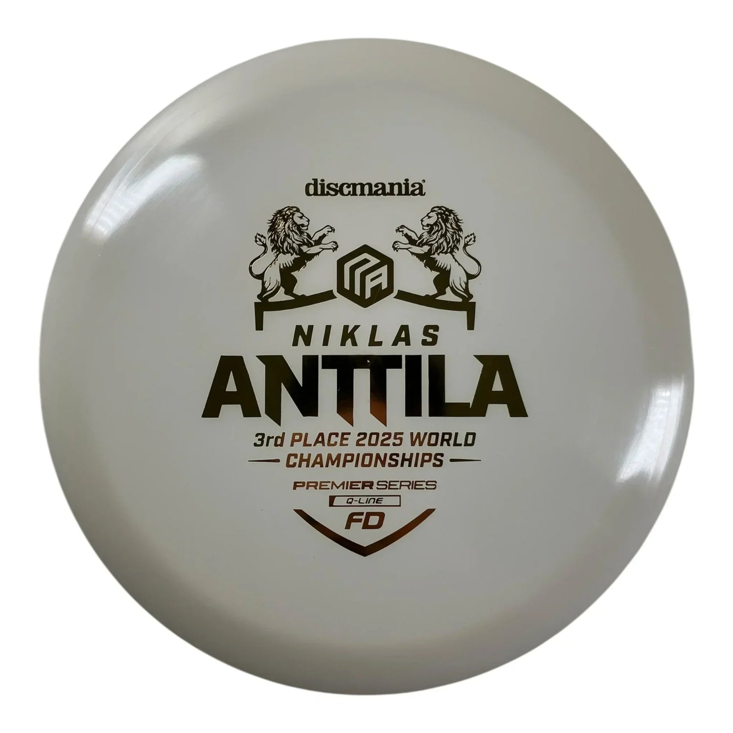 Discmania FD | Q-Line | White/Gold 174g (Niklas Anttila) Disc Golf