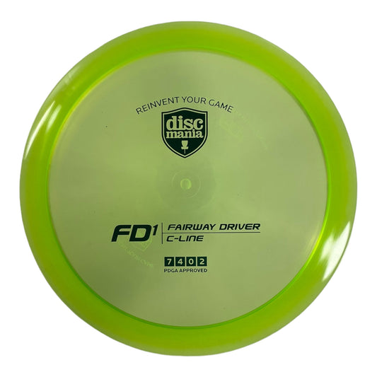 Discmania FD1 | C - Line | Green/Green 172g Disc Golf