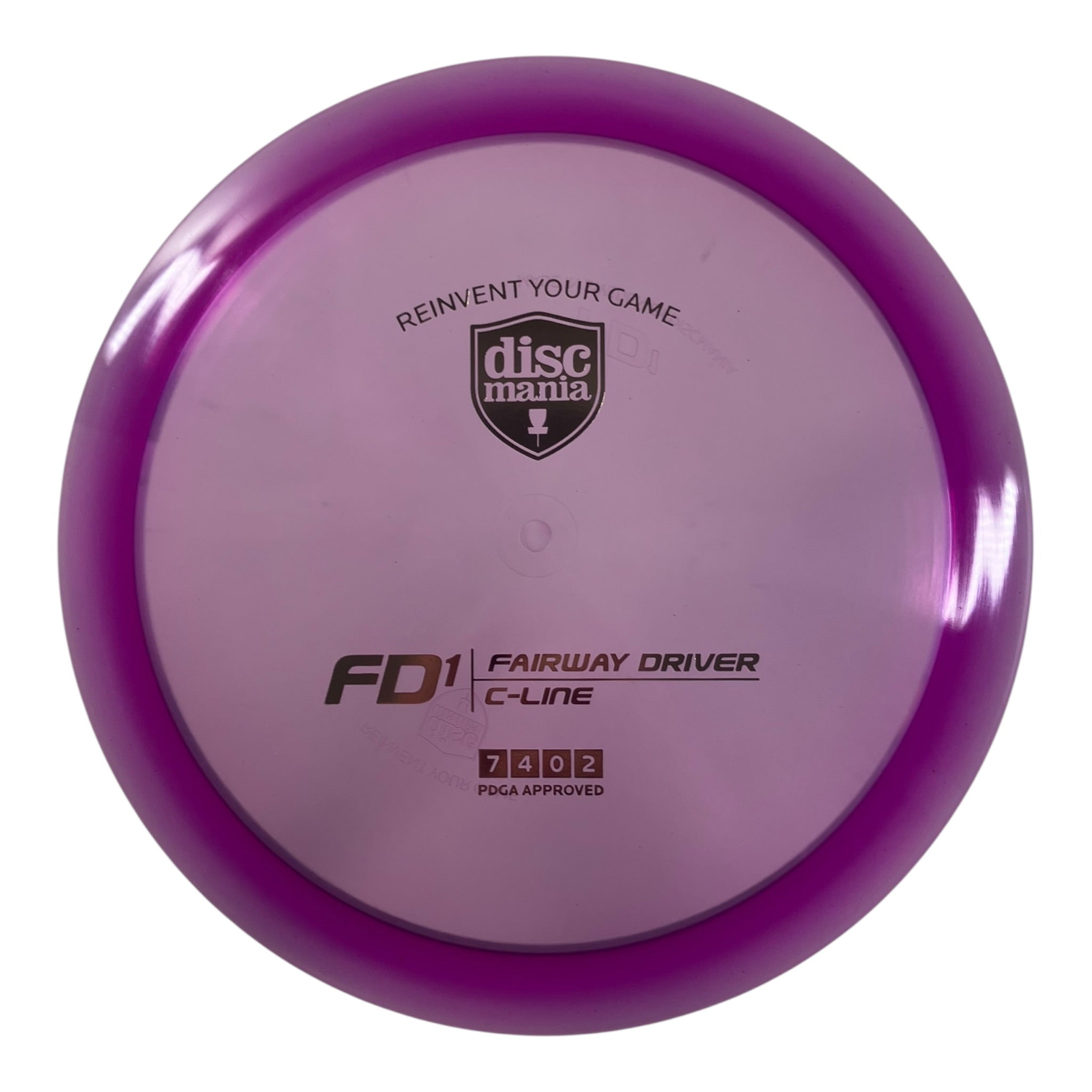Discmania FD1 | C-Line | Purple/Gold 171g Disc Golf