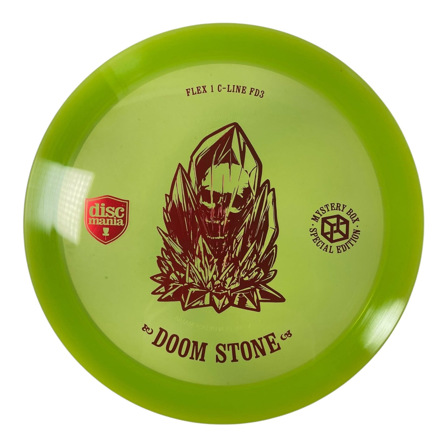 Discmania FD3 | Flex 1 C - LINE | Green/Red 174g (Doom Stone) Disc Golf