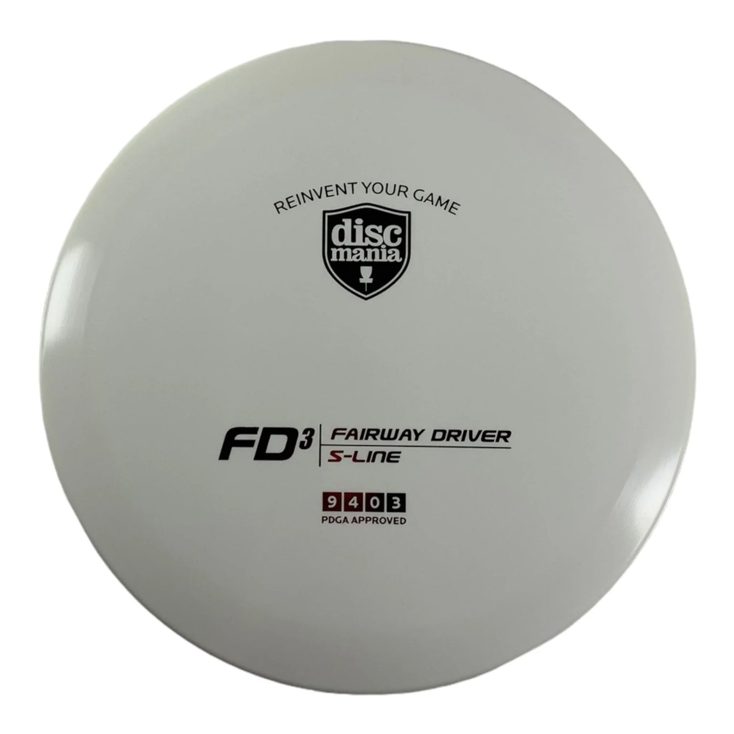 Discmania FD3 | S - Line | White/Red 173g Disc Golf