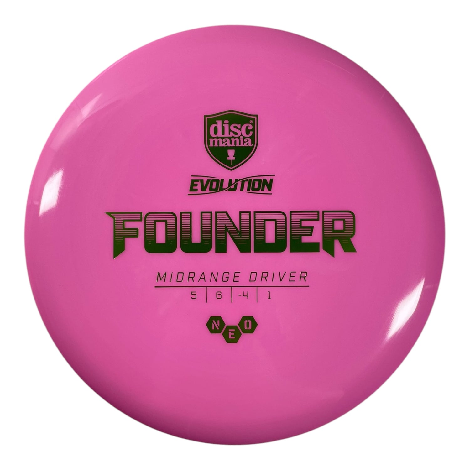 Discmania Founder | Neo | Pink/Green 175g Disc Golf