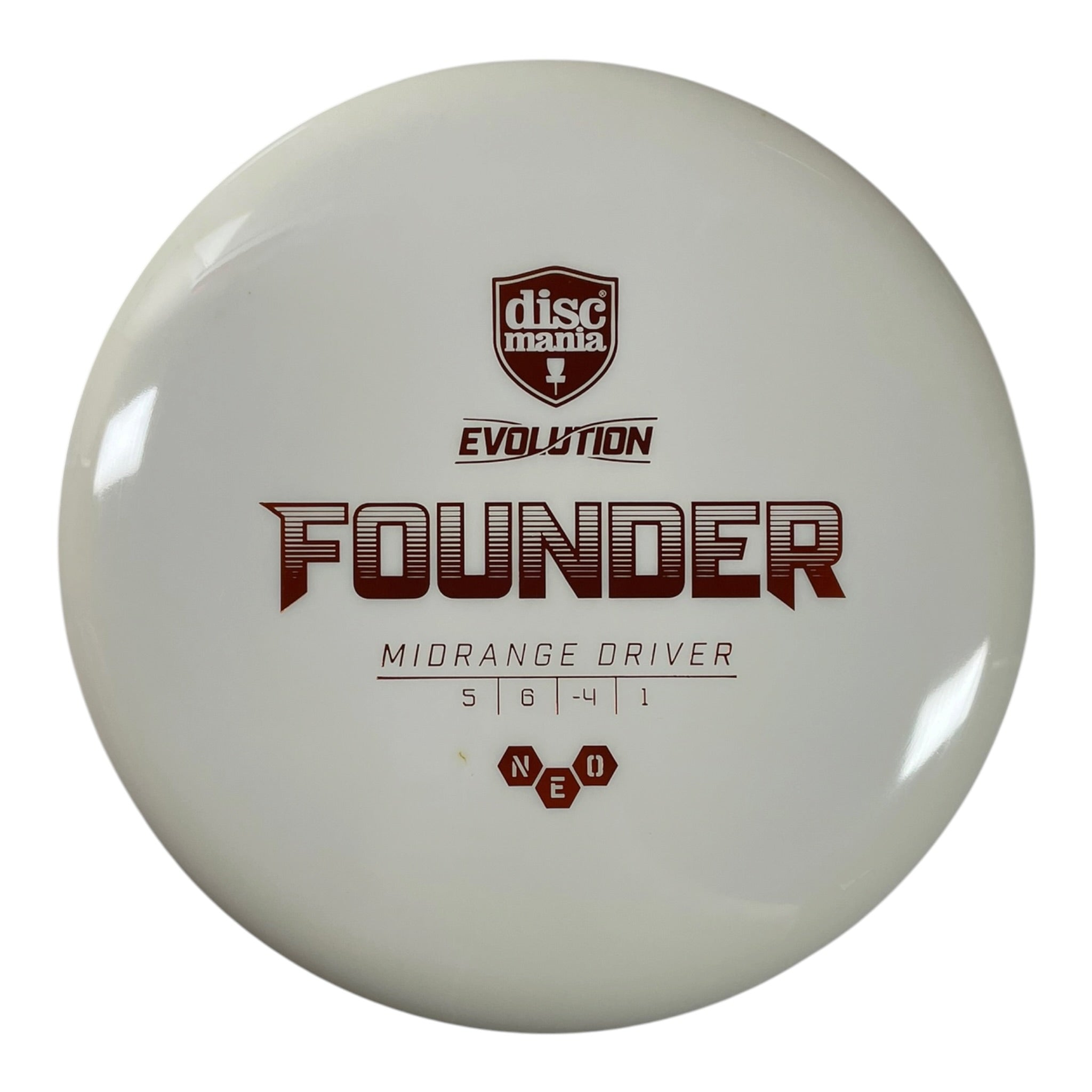 Discmania Founder | Neo | White/Orange 175-176g Disc Golf