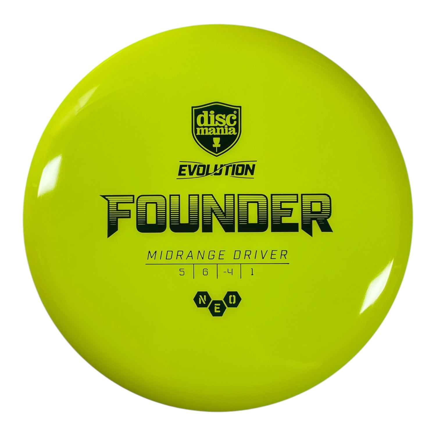 Discmania Founder | Neo | Yellow/Green 175g Disc Golf