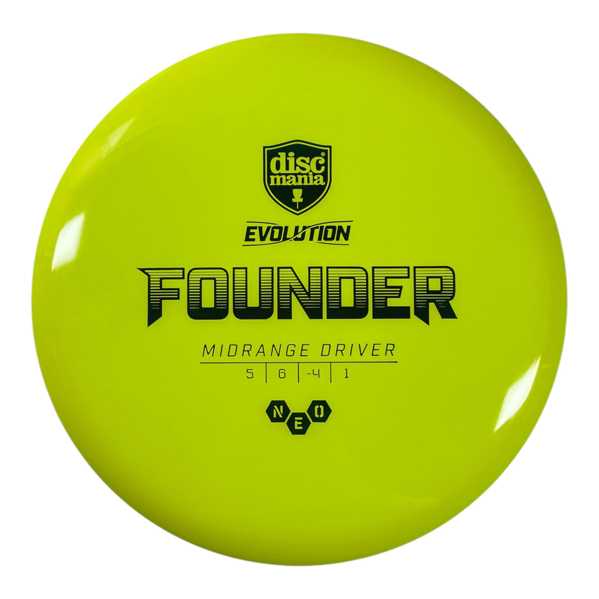 Discmania Founder | Neo | Yellow/Green 175g Disc Golf