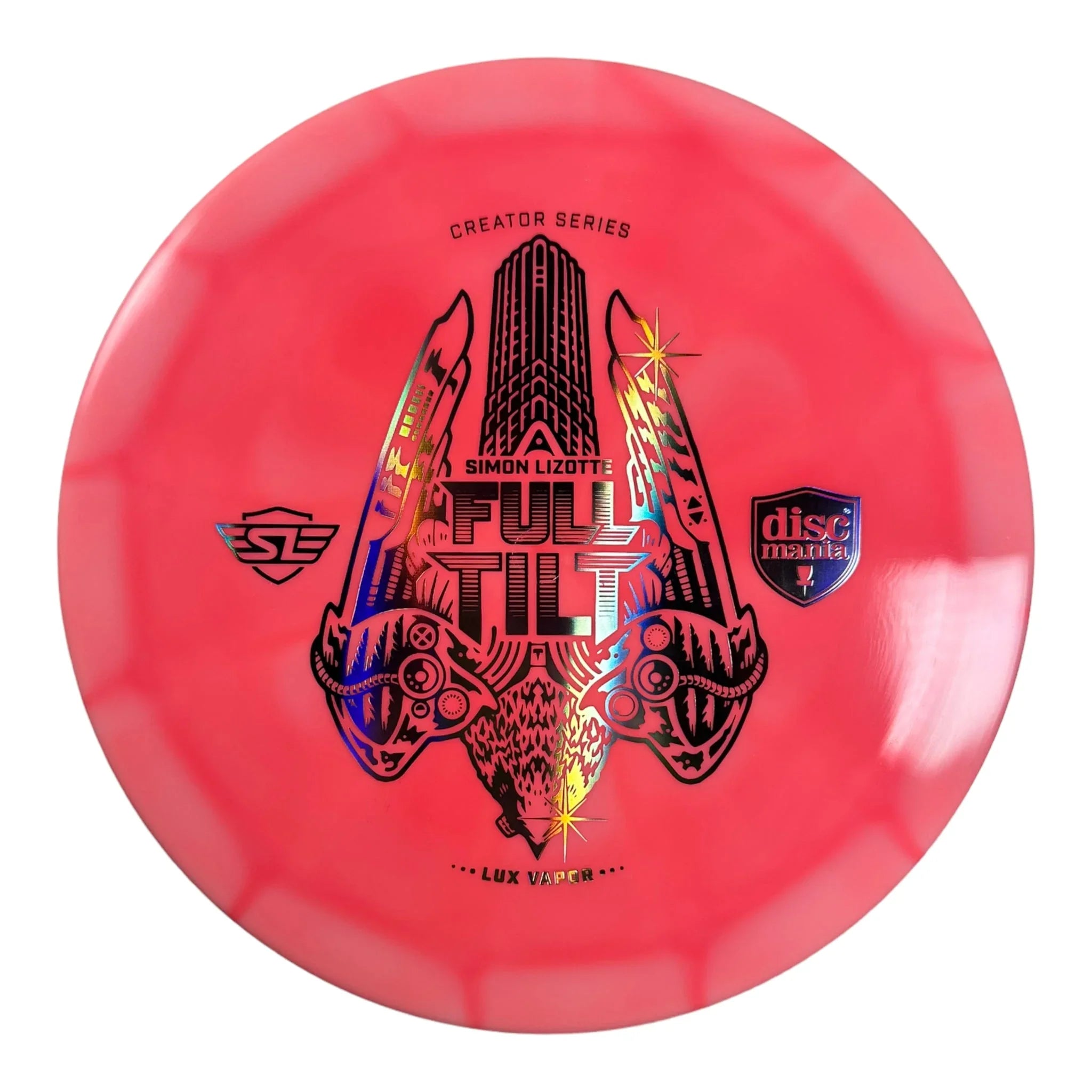 Discmania Full Tilt | Lux Vapor | Light Pink/Holo 172g Disc Golf