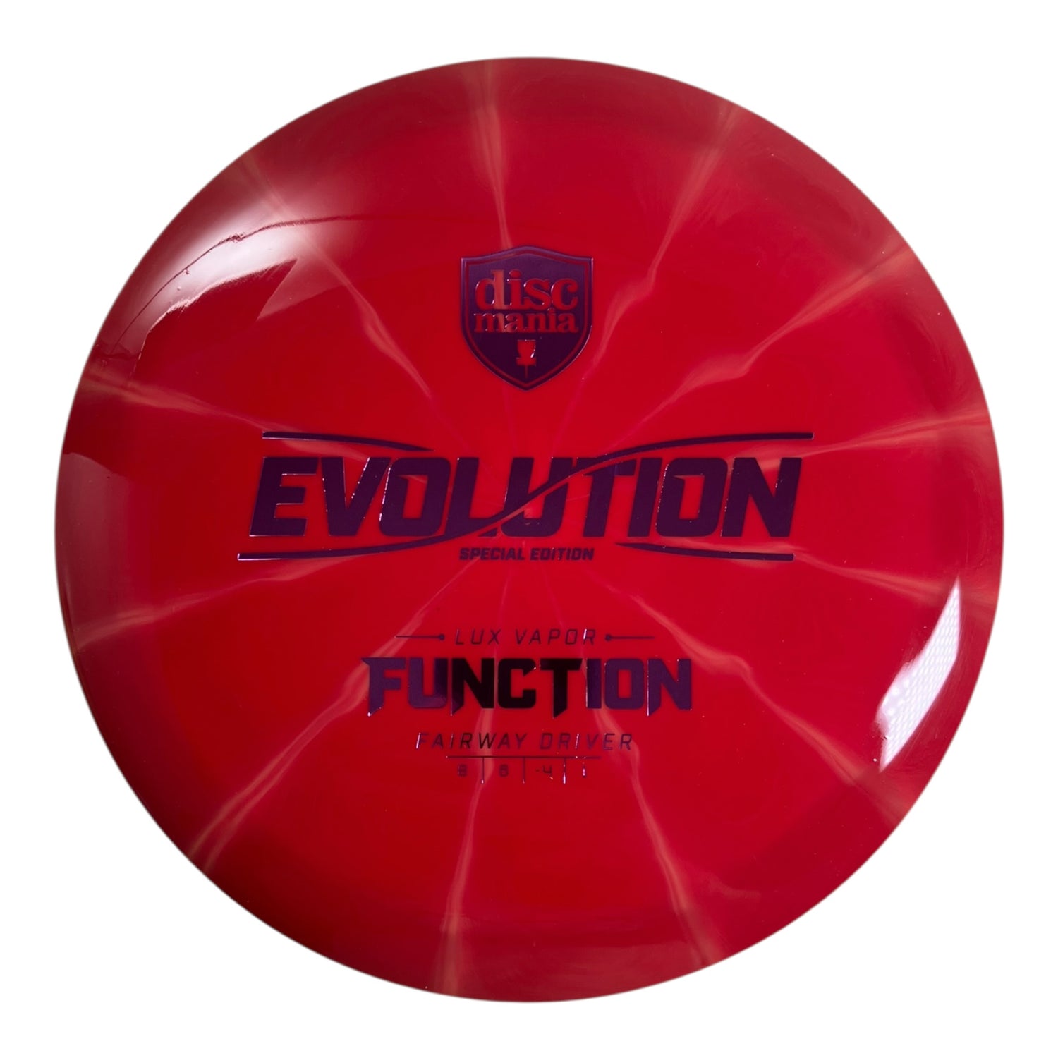 Discmania Function | Lux Vapor | Red/Pink 174g Disc Golf
