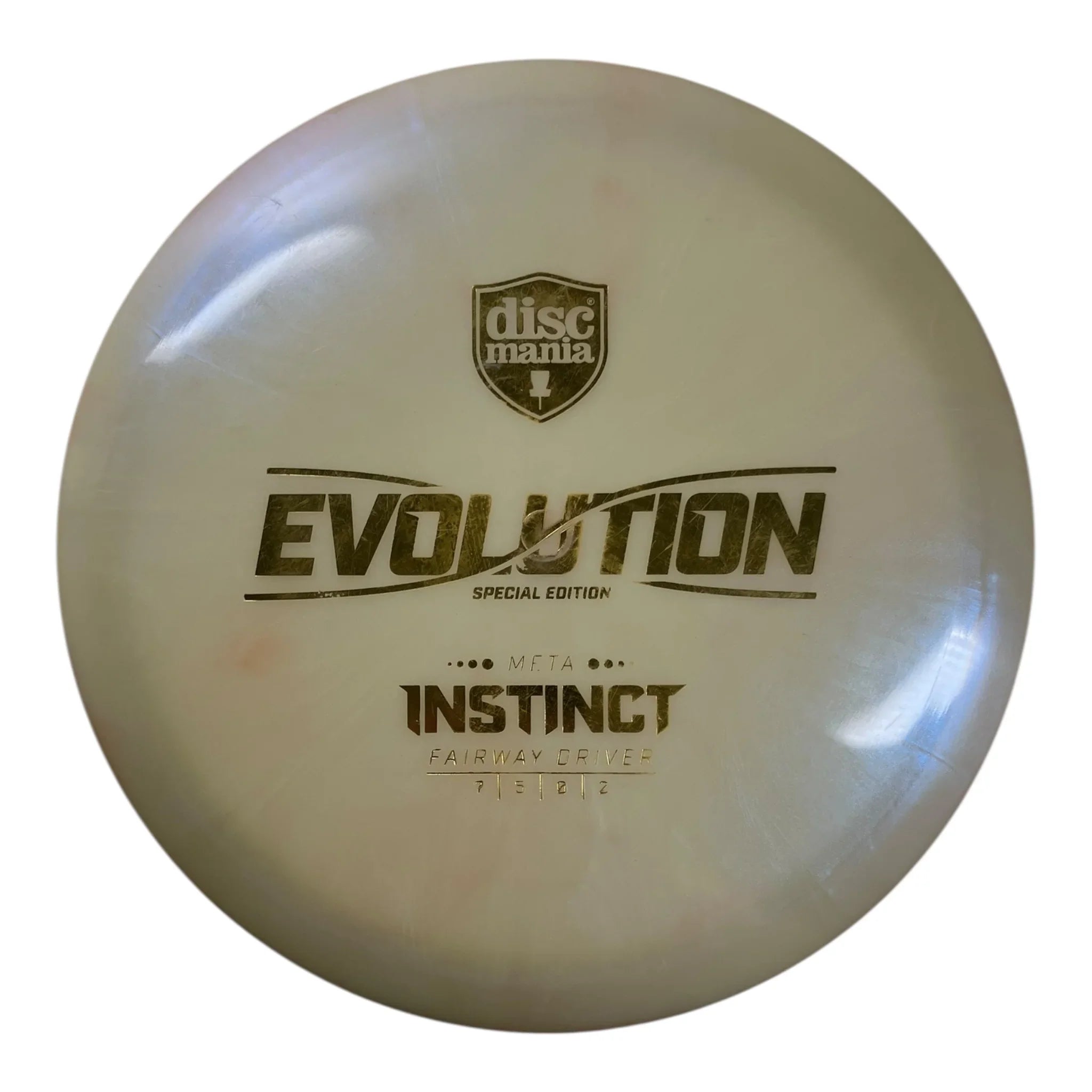 Discmania Instinct - Used Good | Forge | Cream/Gold 174g (Special Edition) Disc Golf