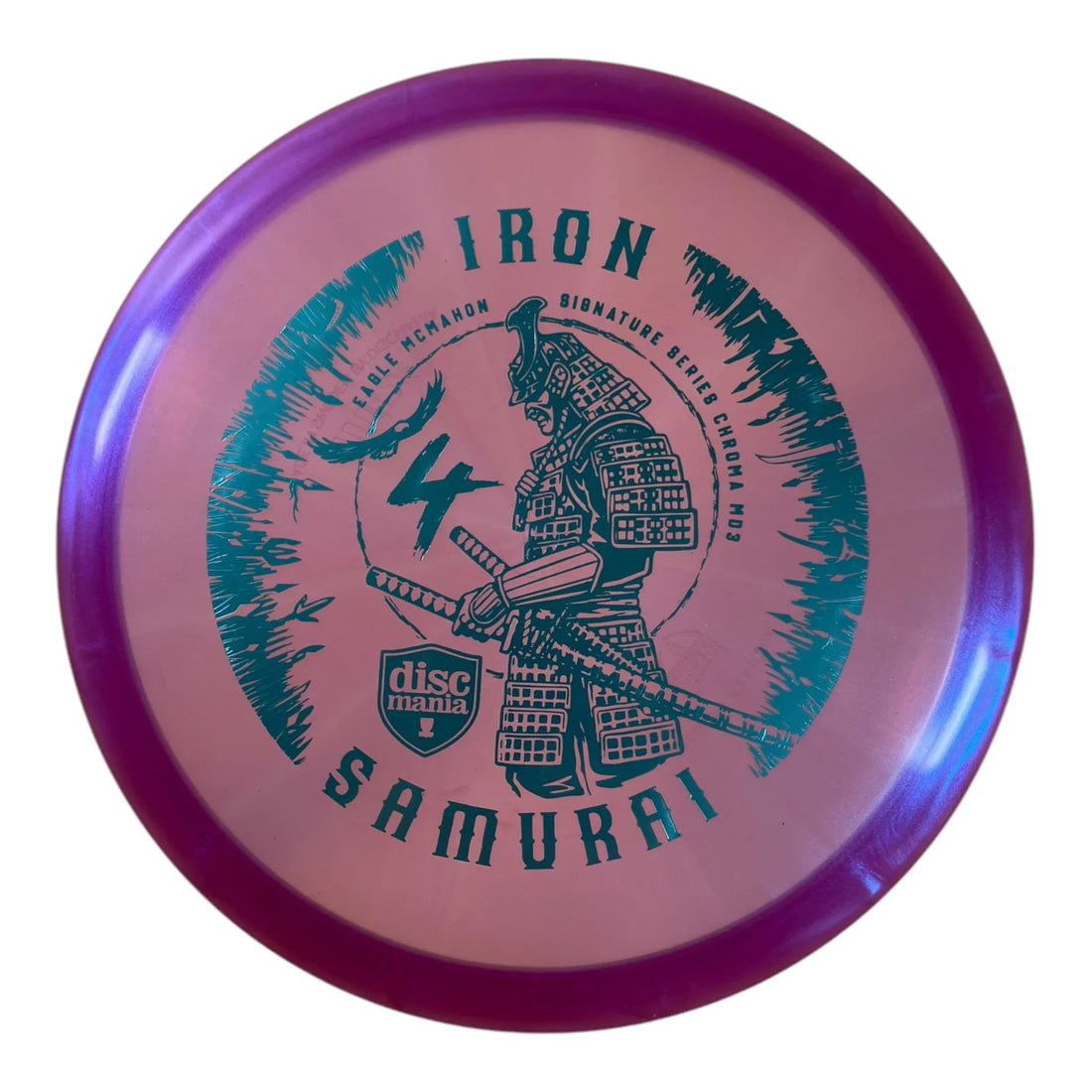 Discmania Iron Samurai 4 - MD3 | Chroma | Purple/Blue 177g (Eagle McMahon) Disc Golf