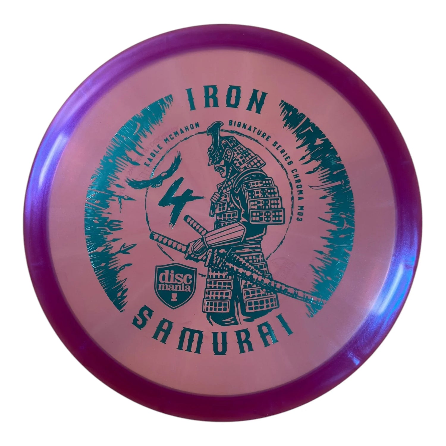 Discmania Iron Samurai 4 - MD3 | Chroma | Purple/Blue 177g (Eagle McMahon) Disc Golf