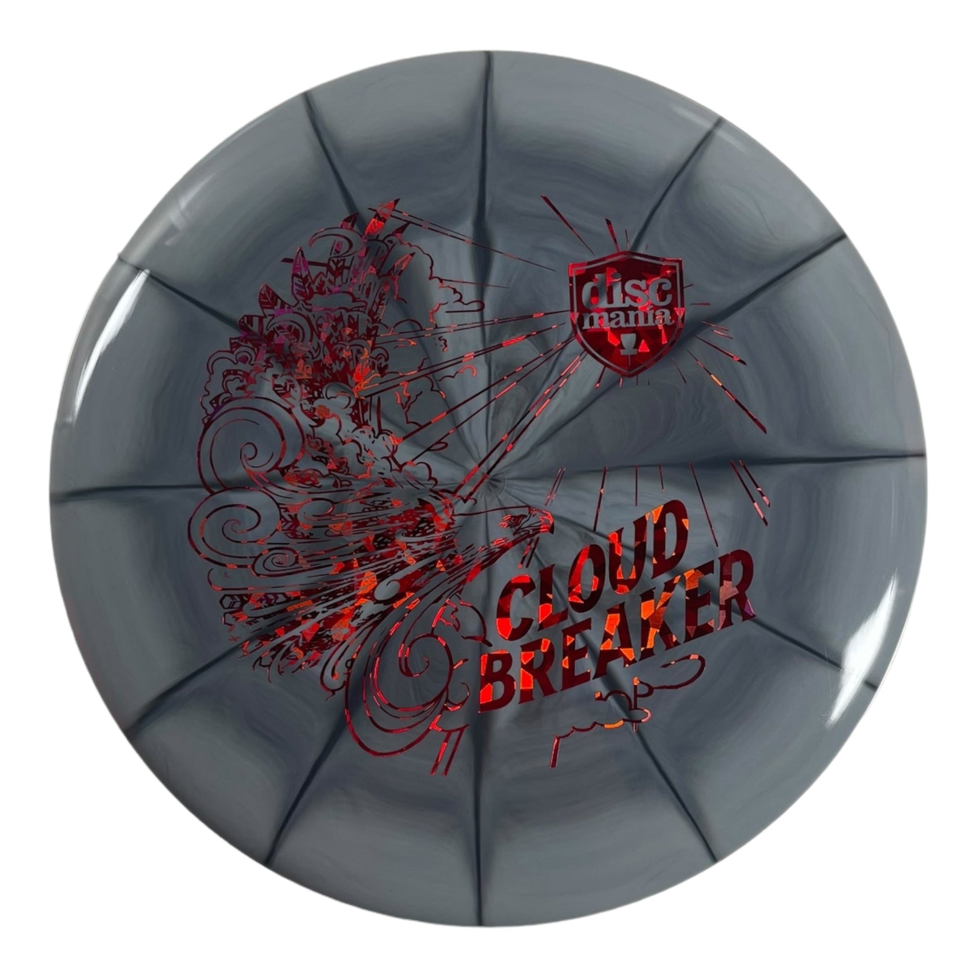 Discmania Link | Lux Vapor | Grey/Red 174 - 176g (Cloud Breaker) Disc Golf