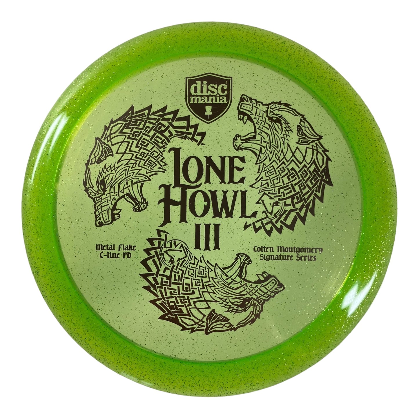 Discmania Lone Howl 3 - PD | Metal Flake C - Line | Green/Gold 174g (Colton Montgomery) Disc Golf