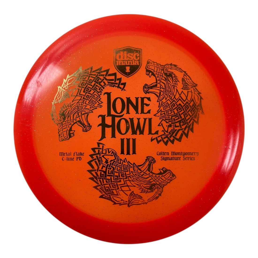 Discmania Lone Howl 3 - PD - Used Excellent | Metal Flake C-Line | Orange/Holo 174g (Colton Montgomery) Disc Golf