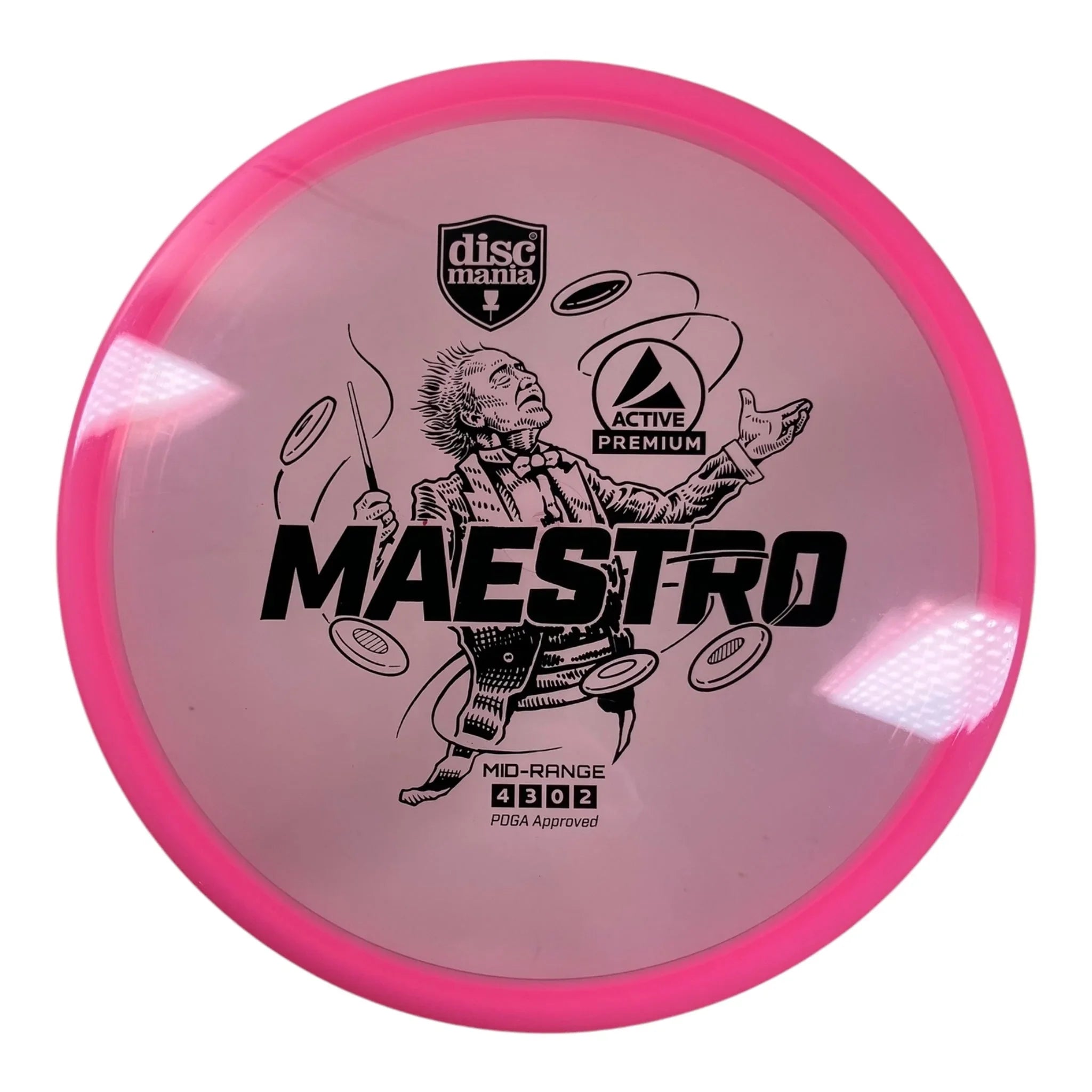 Discmania Maestro | Active Premium | Pink/Black 169 - 170g Disc Golf