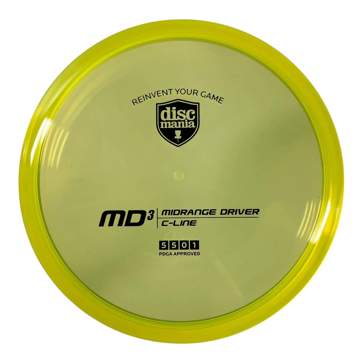 Discmania MD3 | C - Line | Yellow/Black 177g Disc Golf