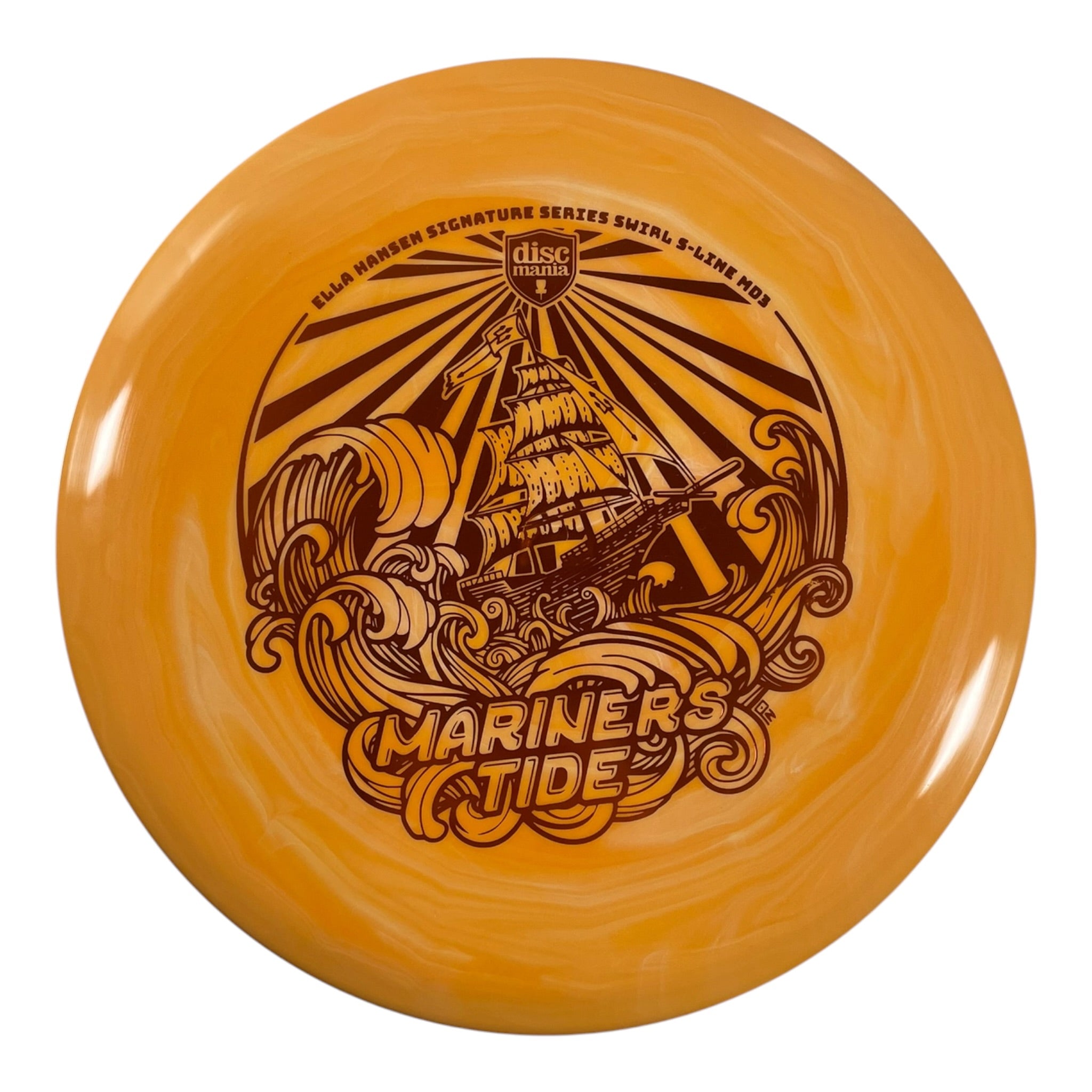Discmania MD3 | Swirl S-Line | Orange/Orange 178g (Mariners Tide - Ella Hansen) Disc Golf