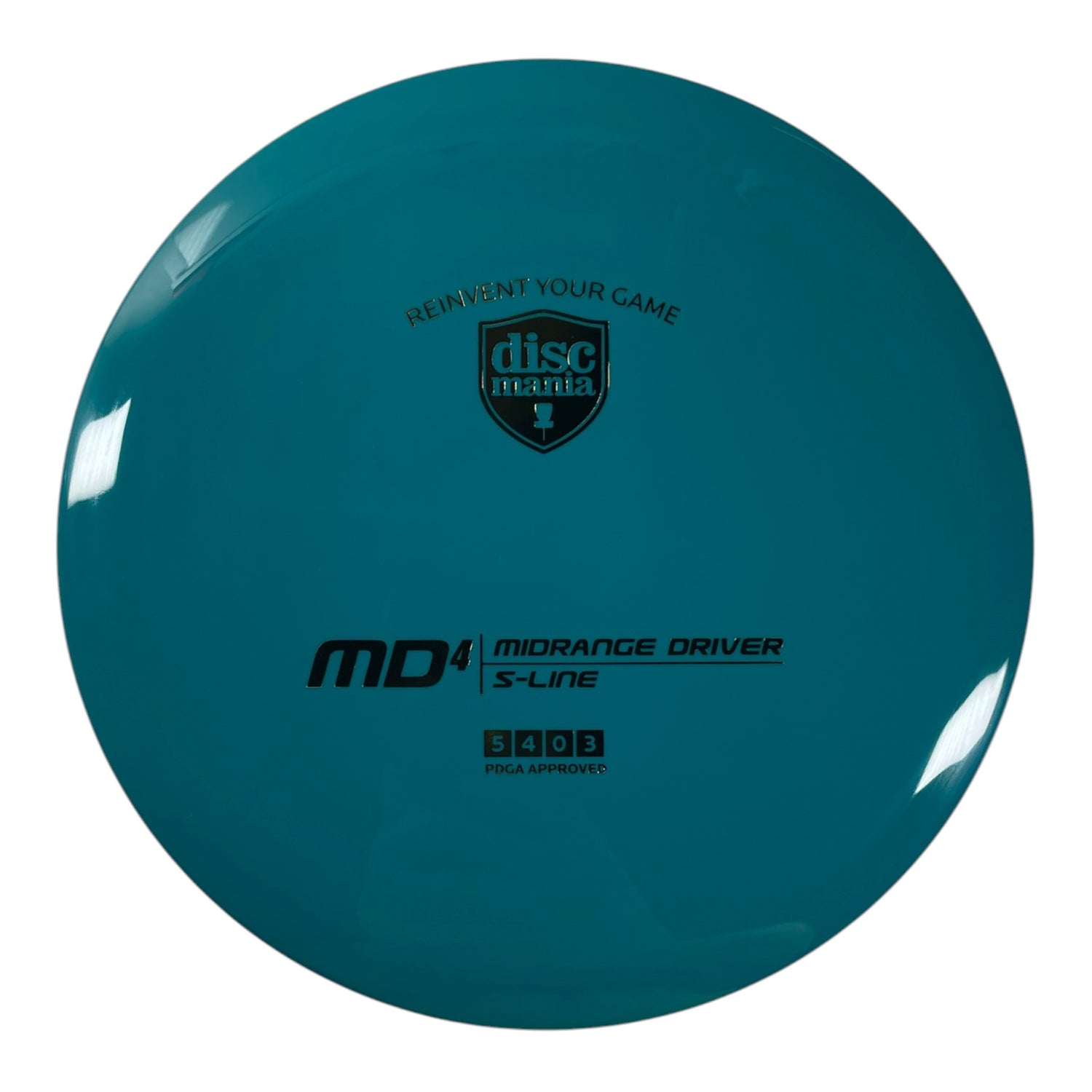 Discmania MD4 | S-Line | Teal/Gold 180g Disc Golf