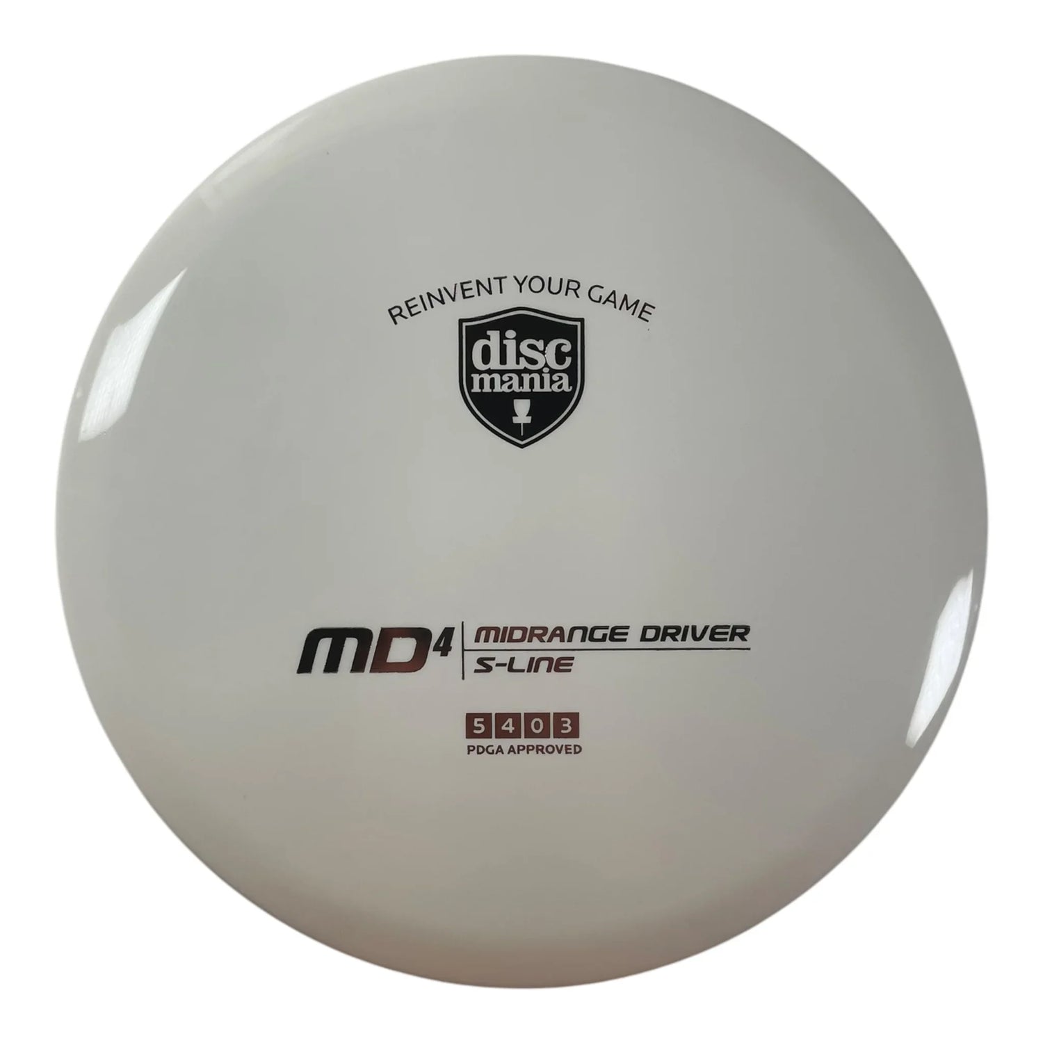 Discmania MD4 | S-Line | White/Bronze 177-178g Disc Golf