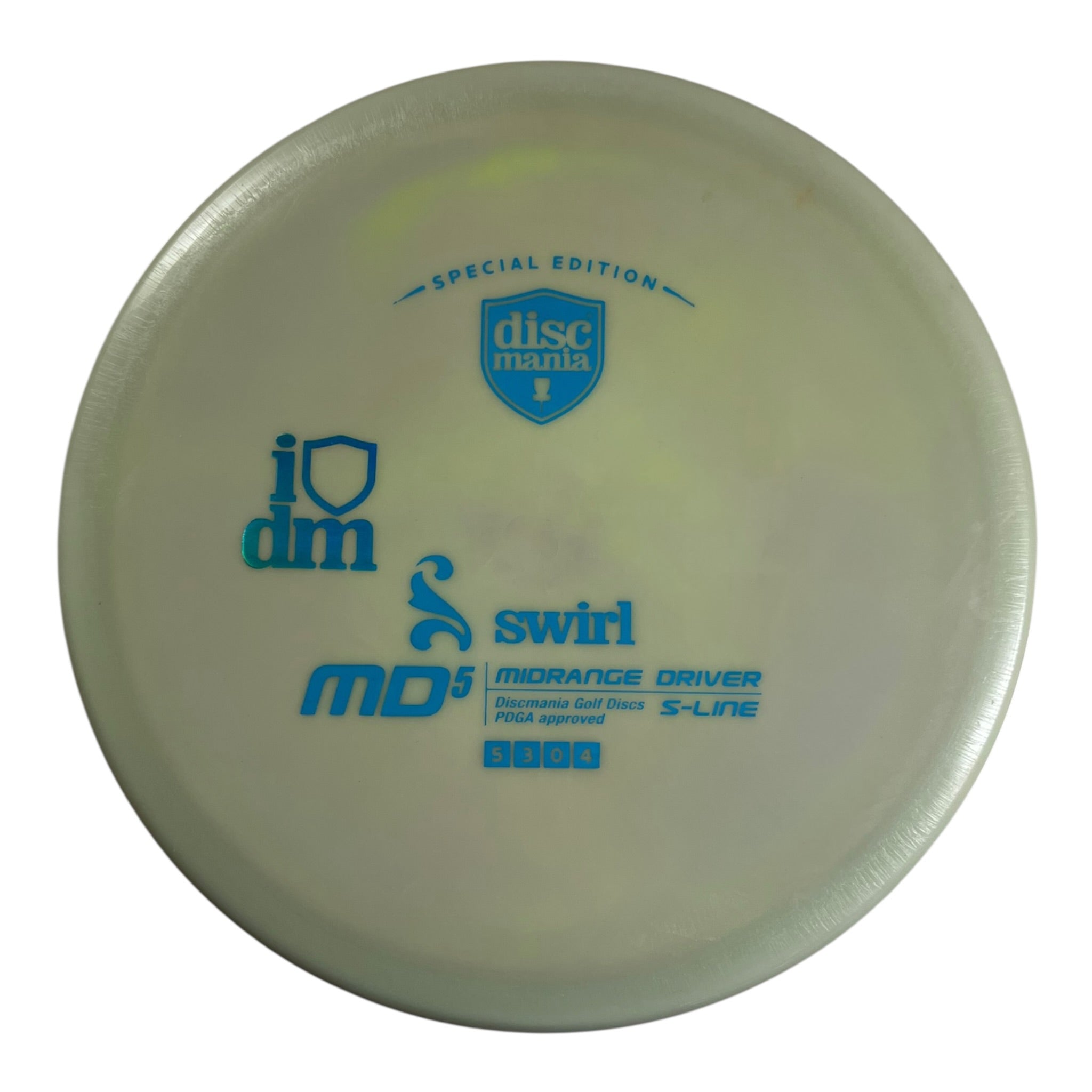 Discmania MD5 - Used Good | Swirl S-Line | Green/Blue 175g (Innova Made Special Edition) Disc Golf