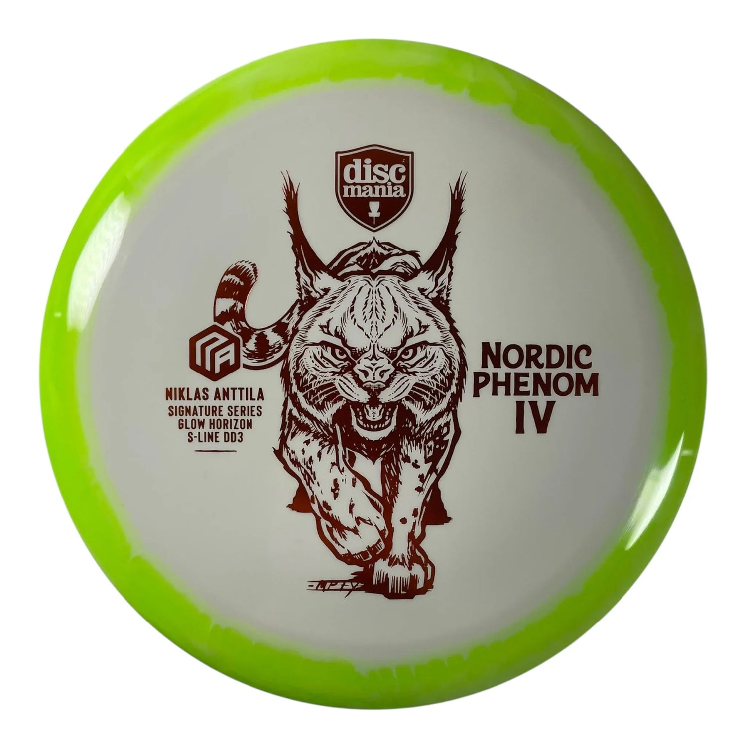 Discmania Nordic Phenom 4 - DD3 | Glow Horizon S-Line | Green/Orange 175g (Niklas Anttila) Disc Golf