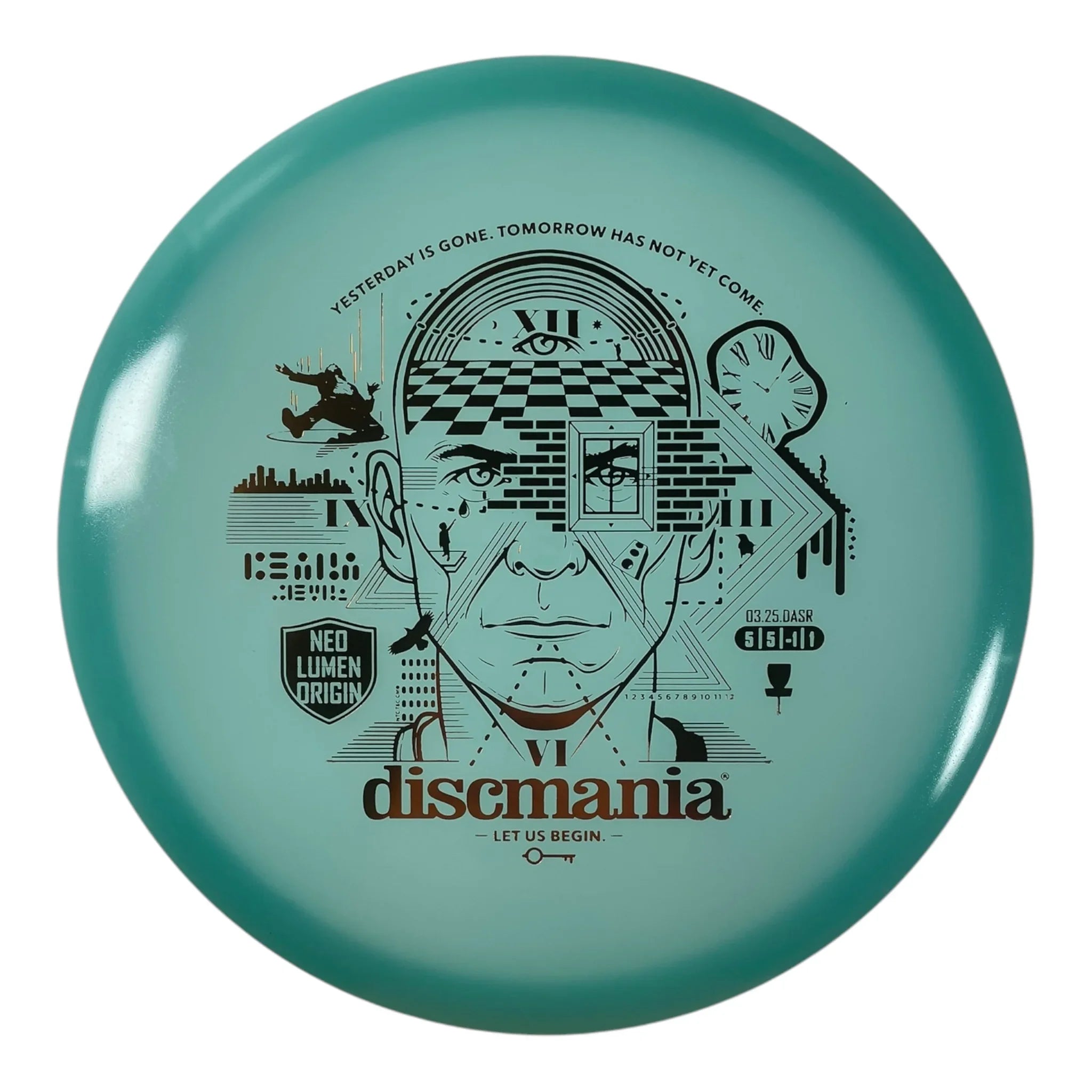 Discmania Origin | Neo Lumen | Blue/Orange 173g (Handeye) Disc Golf