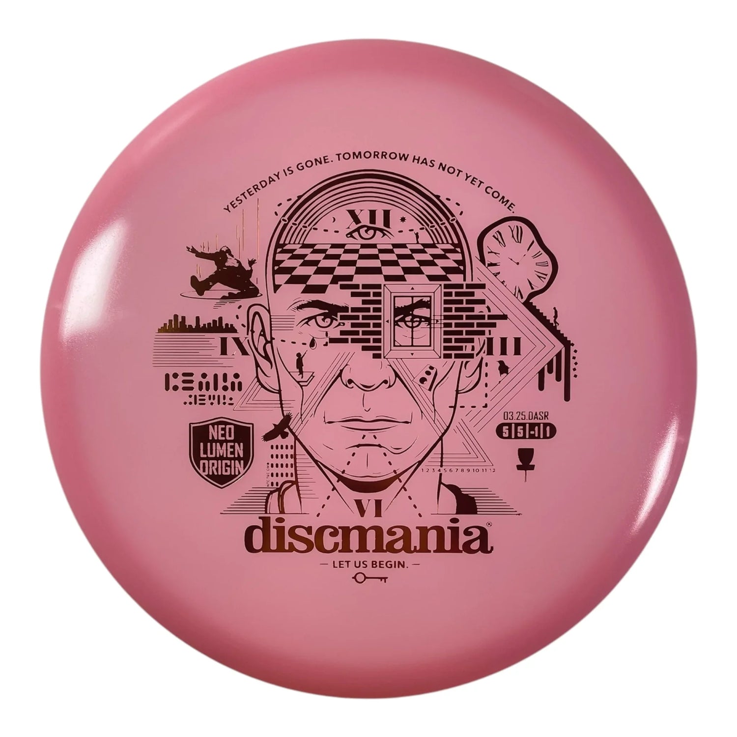 Discmania Origin | Neo Lumen | Pink/Orange 173g (Handeye) Disc Golf