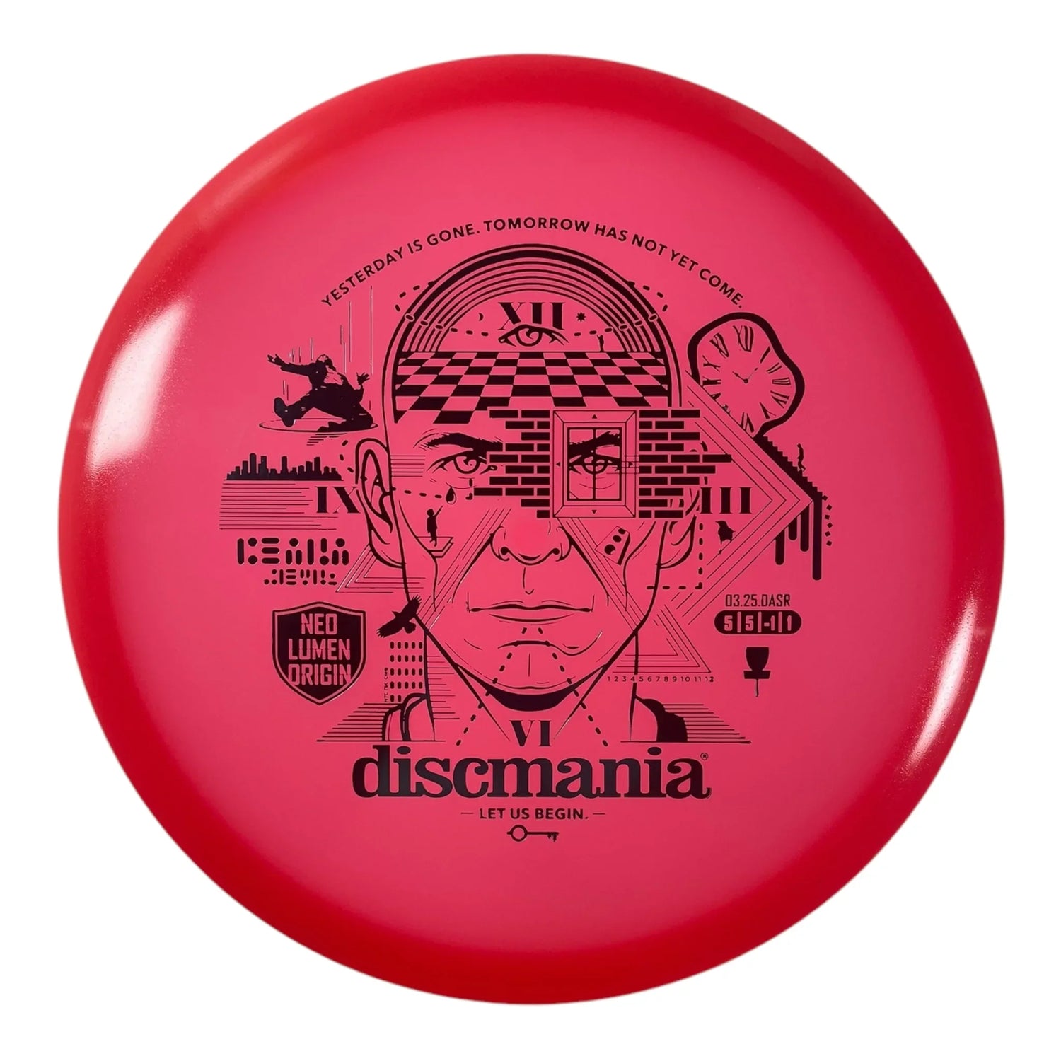 Discmania Origin | Neo Lumen | Red/Blue 173g (Handeye) Disc Golf