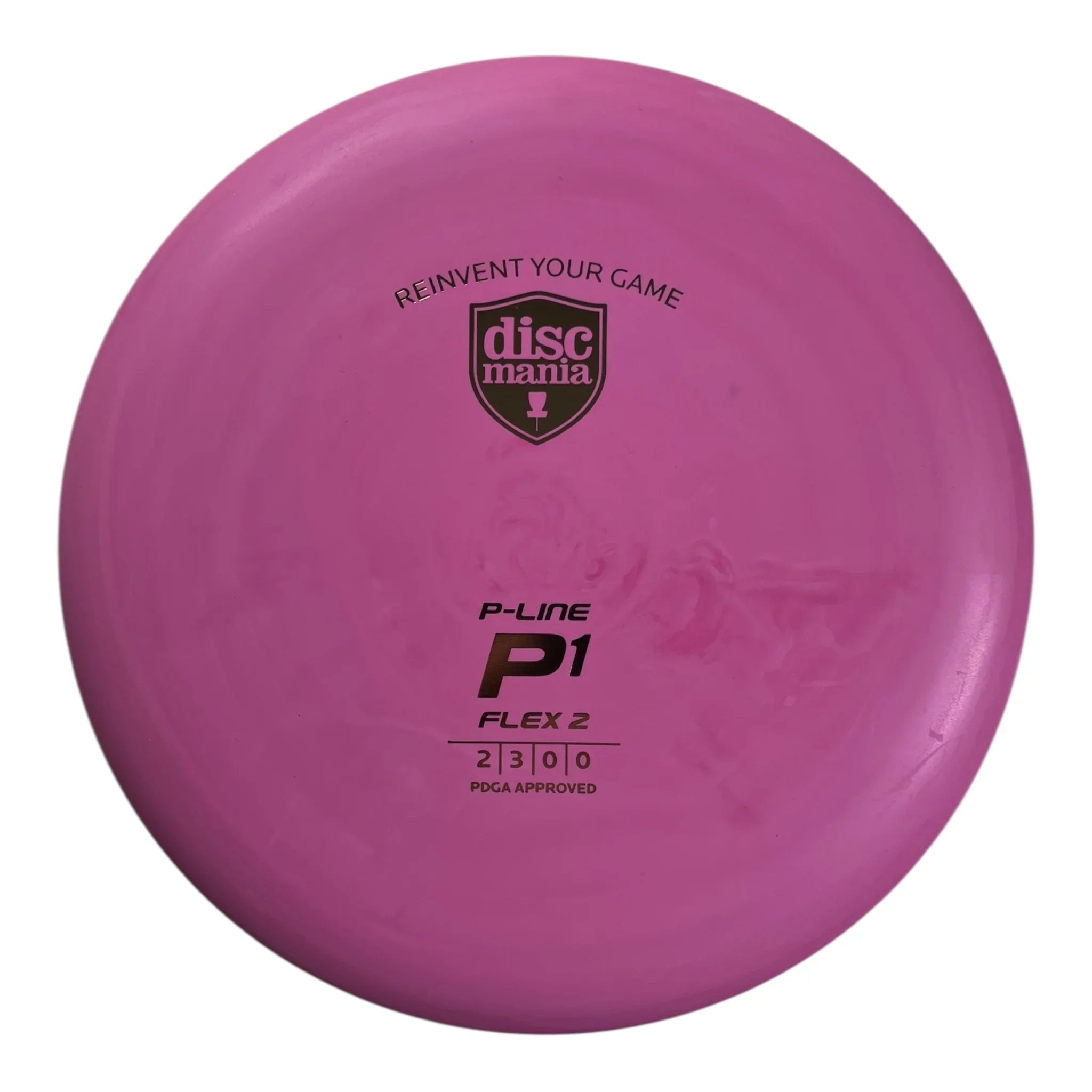 Discmania P1 | P-Line Flex 2 | Pink/Gold 175g Disc Golf