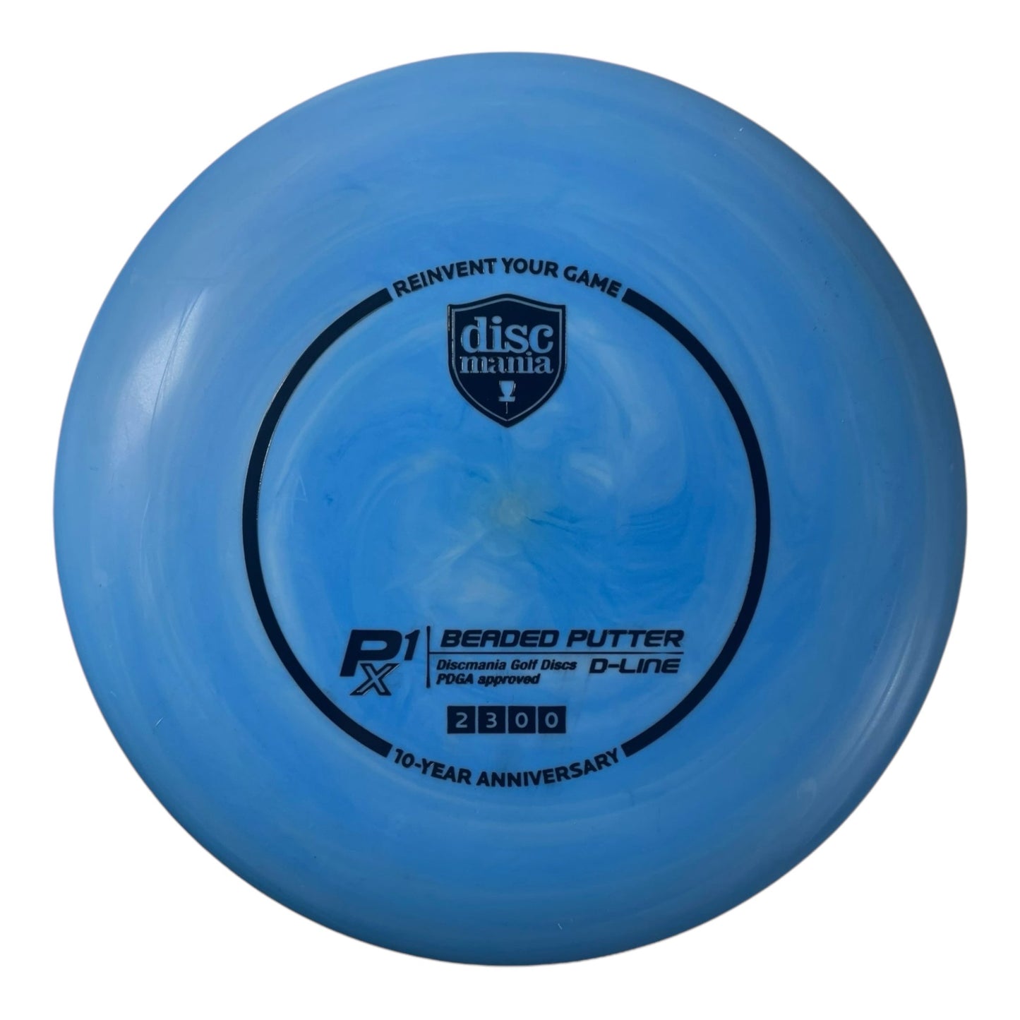 Discmania P1x | D - Line Flex 2 Swirl | Blue/Black 173g (10 Year Anniversary) Disc Golf