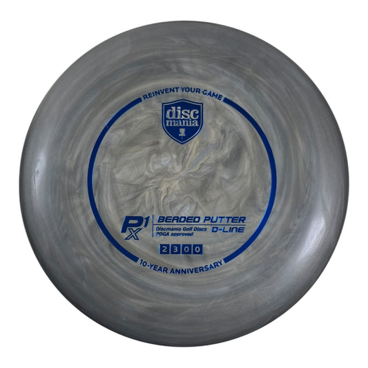 Discmania P1x | D - Line Flex 2 Swirl | Grey/Blue 173g (10 Year Anniversary) Disc Golf