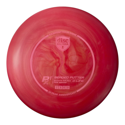 Discmania P1x | D - Line Flex 2 Swirl | Red/Pink 173g (10 year anniversary) Disc Golf