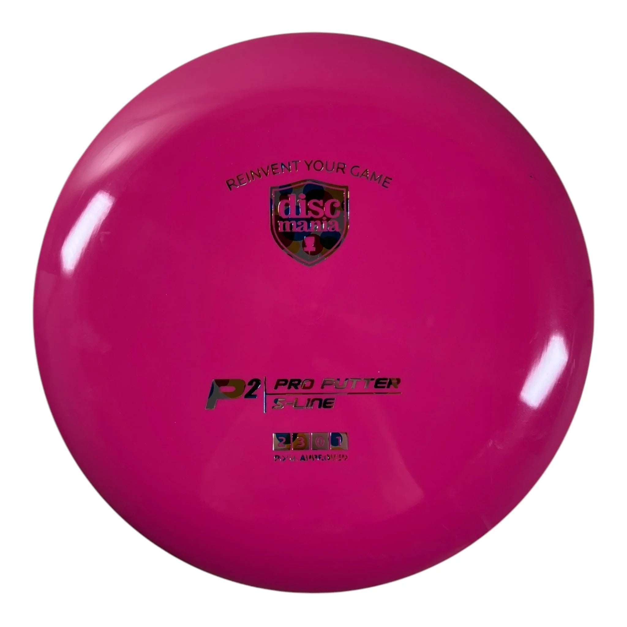 Discmania P2 | S - Line | Pink/Dots 173 - 174g (Wonder Bread) Disc Golf