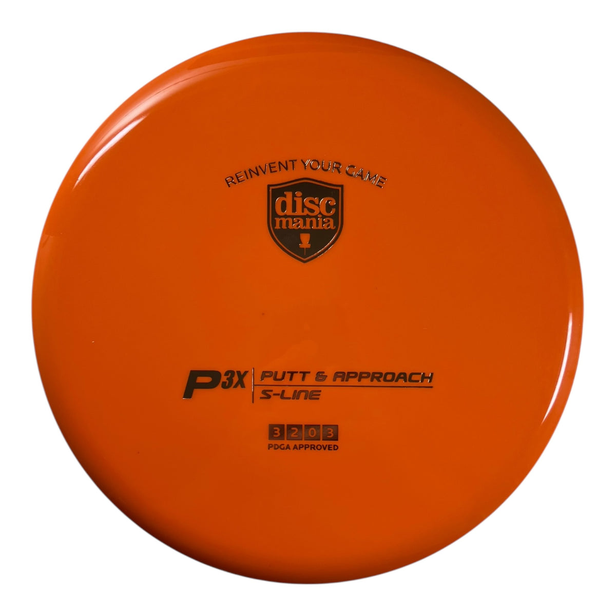 Discmania P3X | S-Line | Orange/Gold 173g Disc Golf