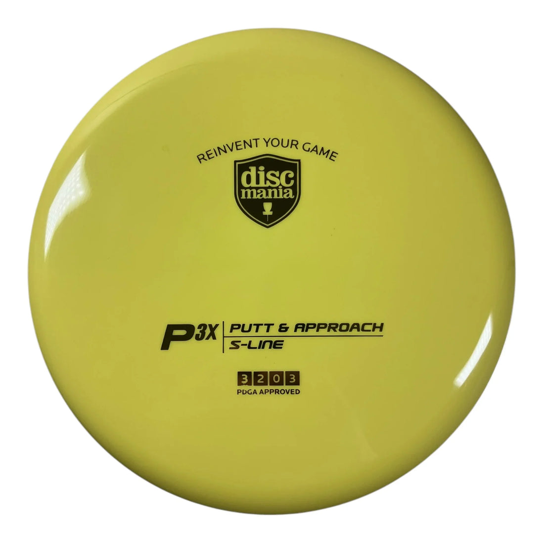 Discmania P3X | S-Line | Yellow/Gold 174g Disc Golf