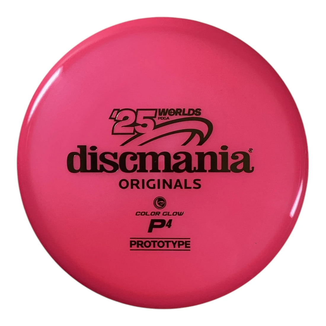 Discmania P4 | Color Glow C-Line | Pink/Gold 175g (Prototype) Disc Golf