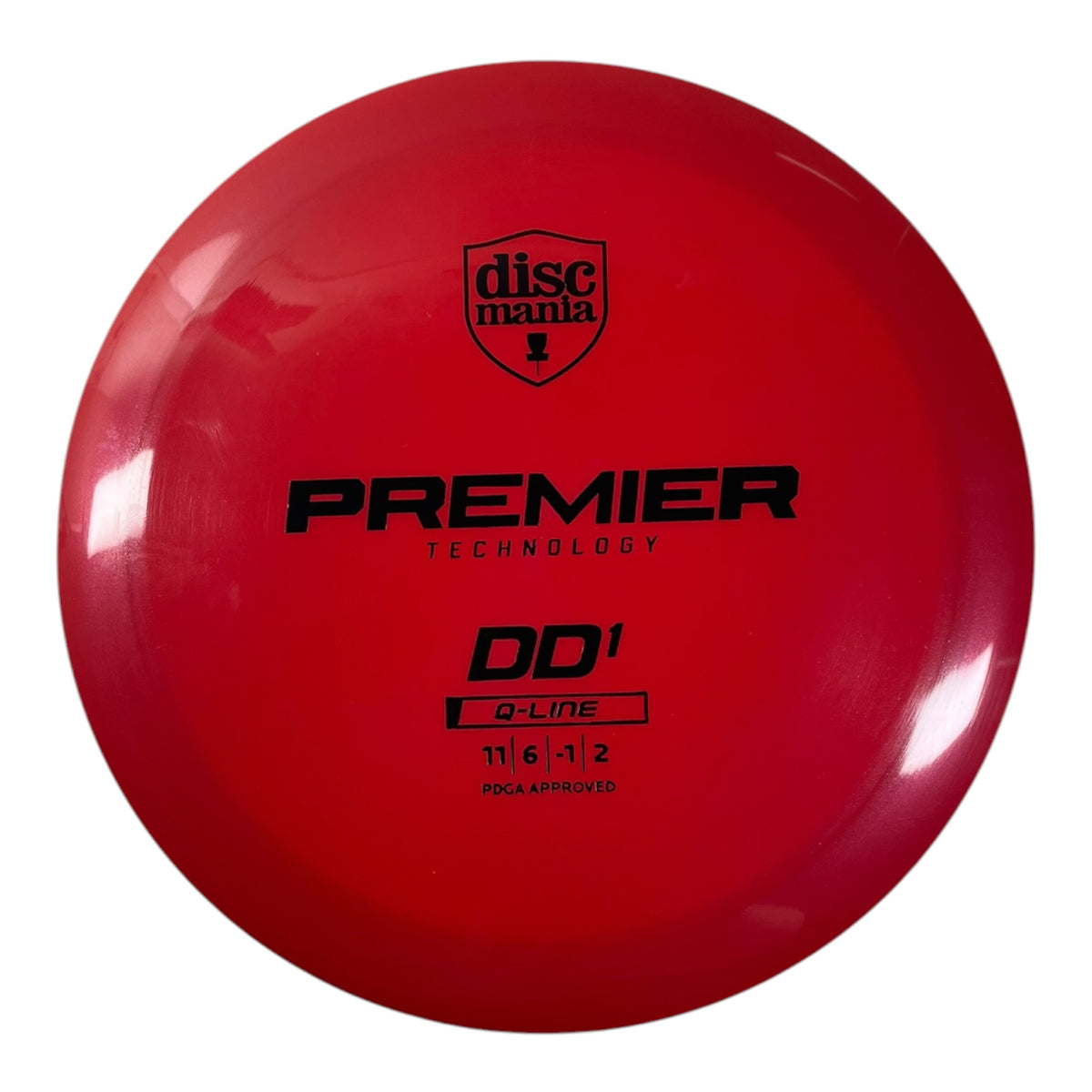 Discmania DD1 | Q-Line Premier | Red/Black 166-169g Disc Golf