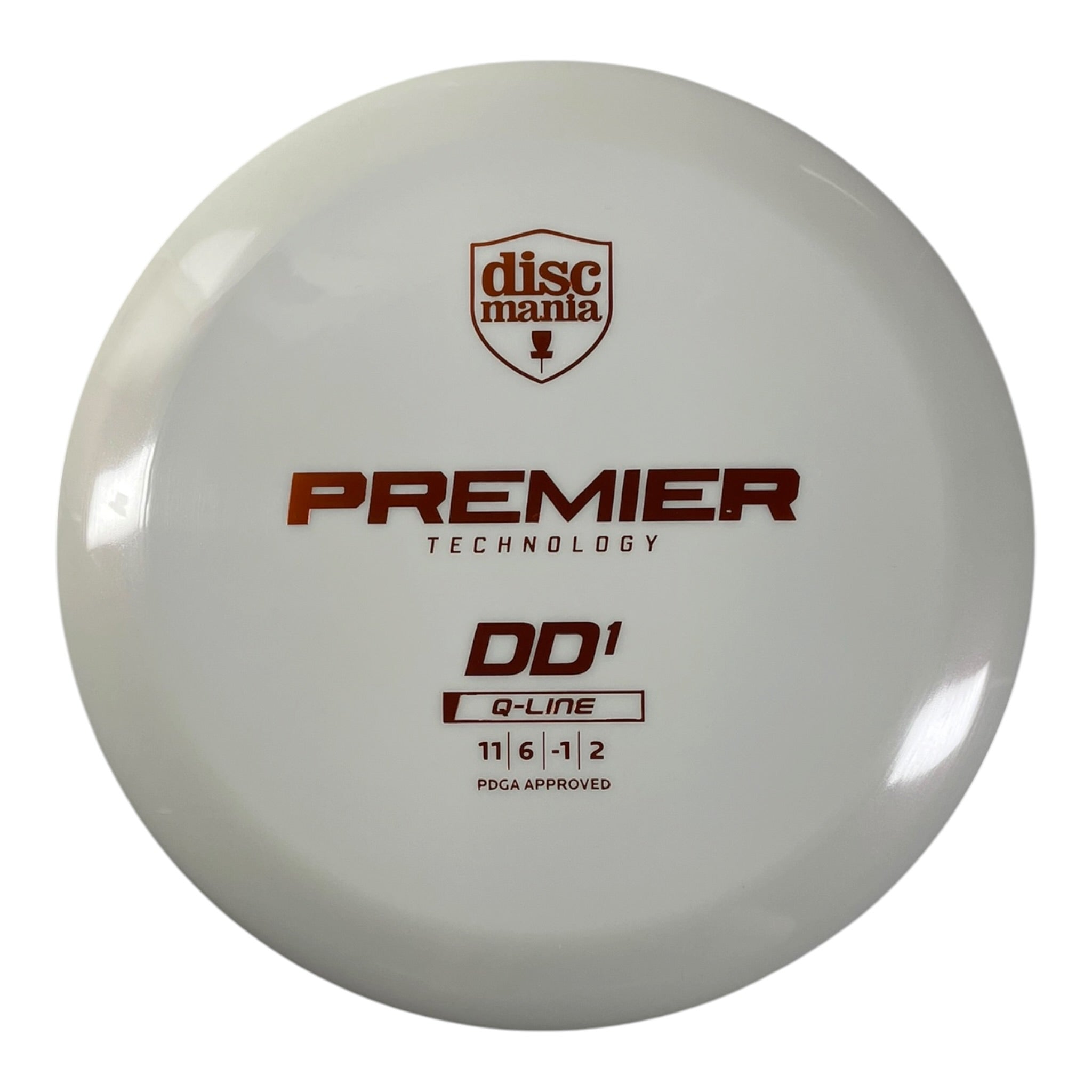 Discmania DD1 | Q-Line Premier | White/Orange 173g Disc Golf