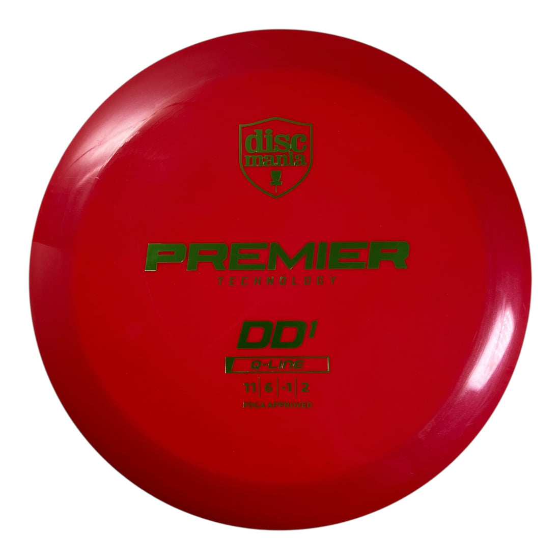 Discmania Premier DD1 - Used Like New | Q-Line | Red/Green 173g Disc Golf
