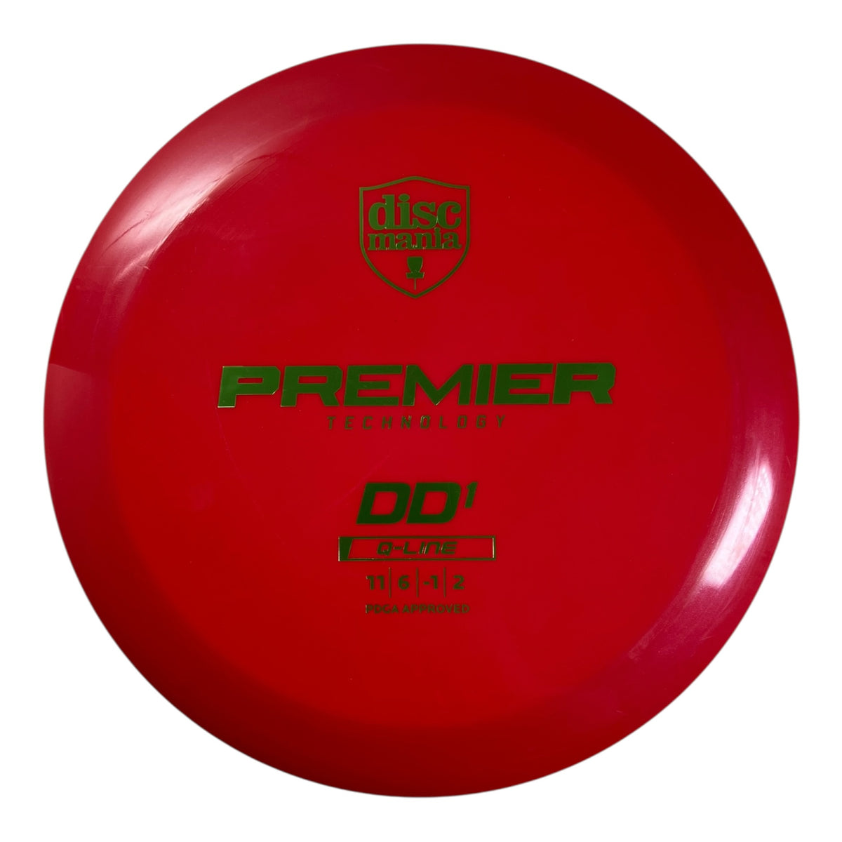 Discmania Premier DD1 - Used Like New | Q-Line | Red/Green 173g Disc Golf