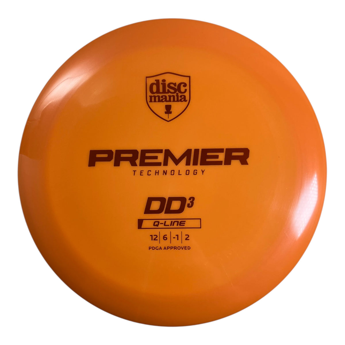 Discmania DD3 | Q-Line Premier | Orange/Bronze 168g Disc Golf