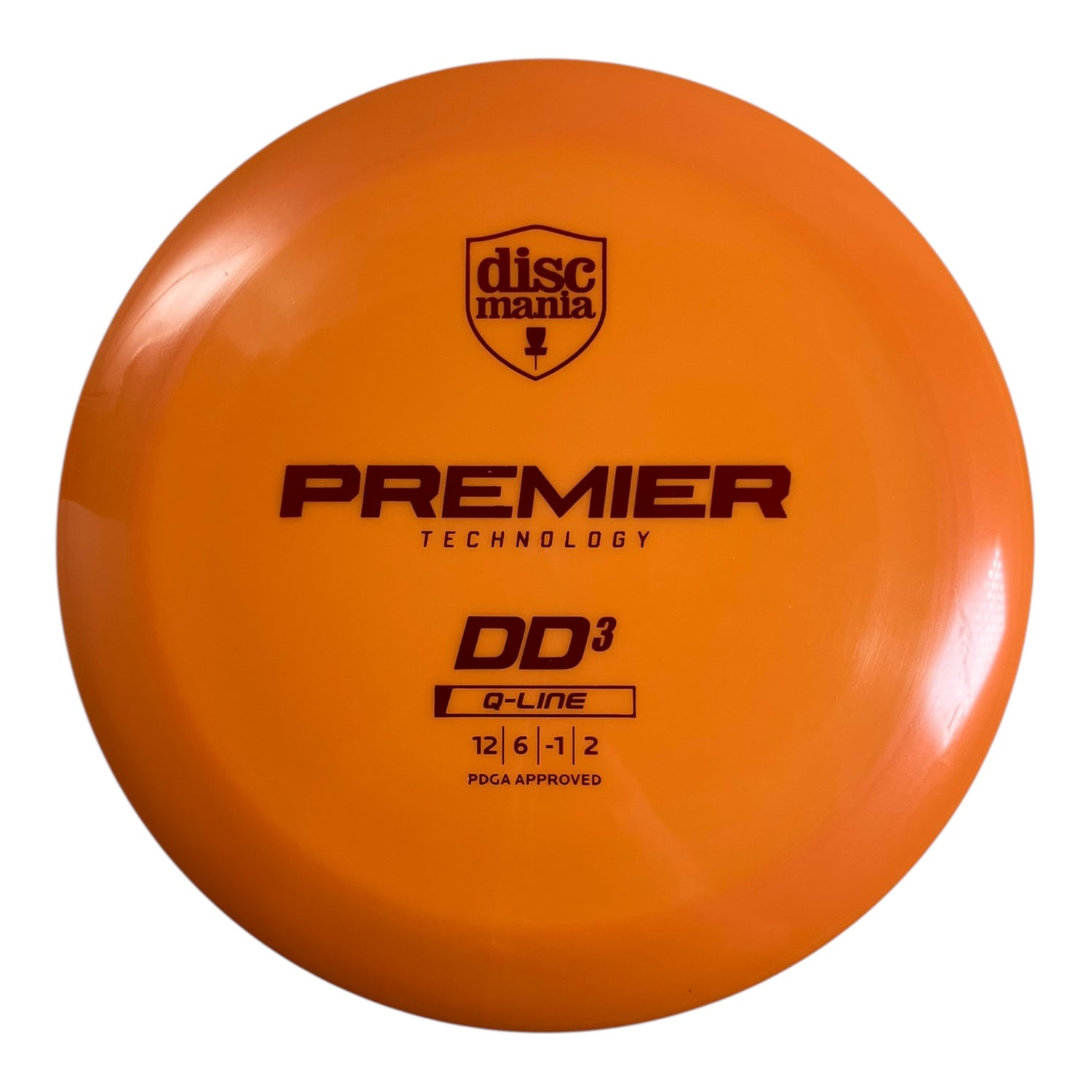 Discmania DD3 | Q-Line Premier | Orange/Red 169g Disc Golf