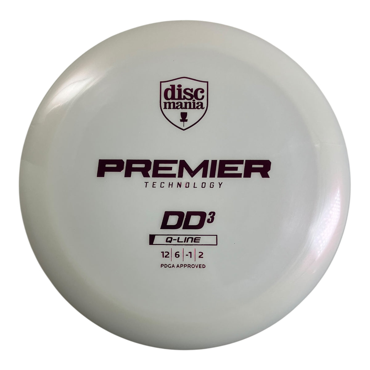Discmania DD3 | Q-Line Premier | White/Pink 171g Disc Golf
