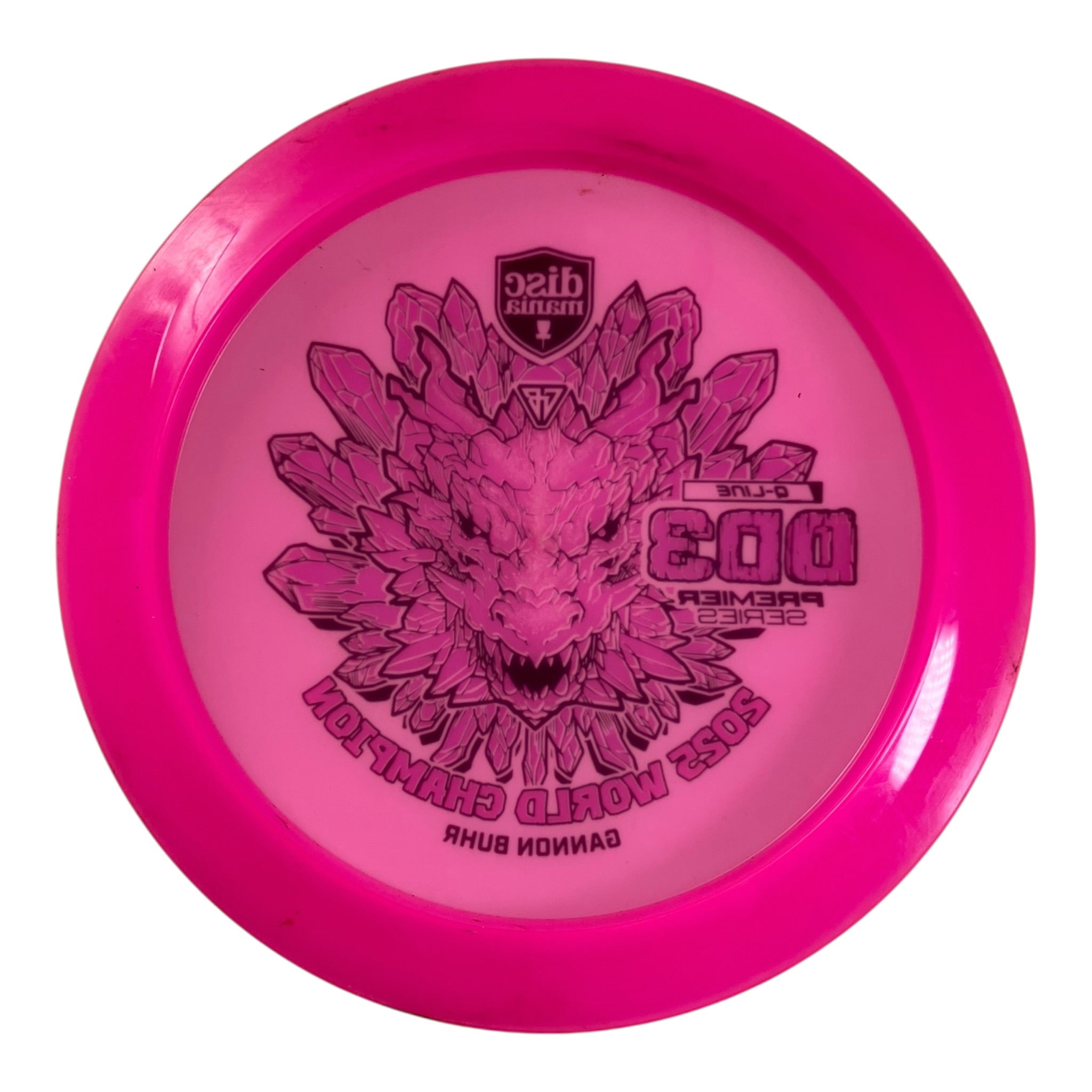 Discmania Premier DD3 - Used Excellent | Q-Line | Pink/Holo 175g (Gannon Buhr) Disc Golf