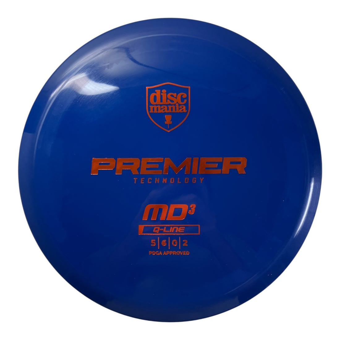 Discmania Premier MD3 | Q-Line | Blue/Bronze 177g Disc Golf