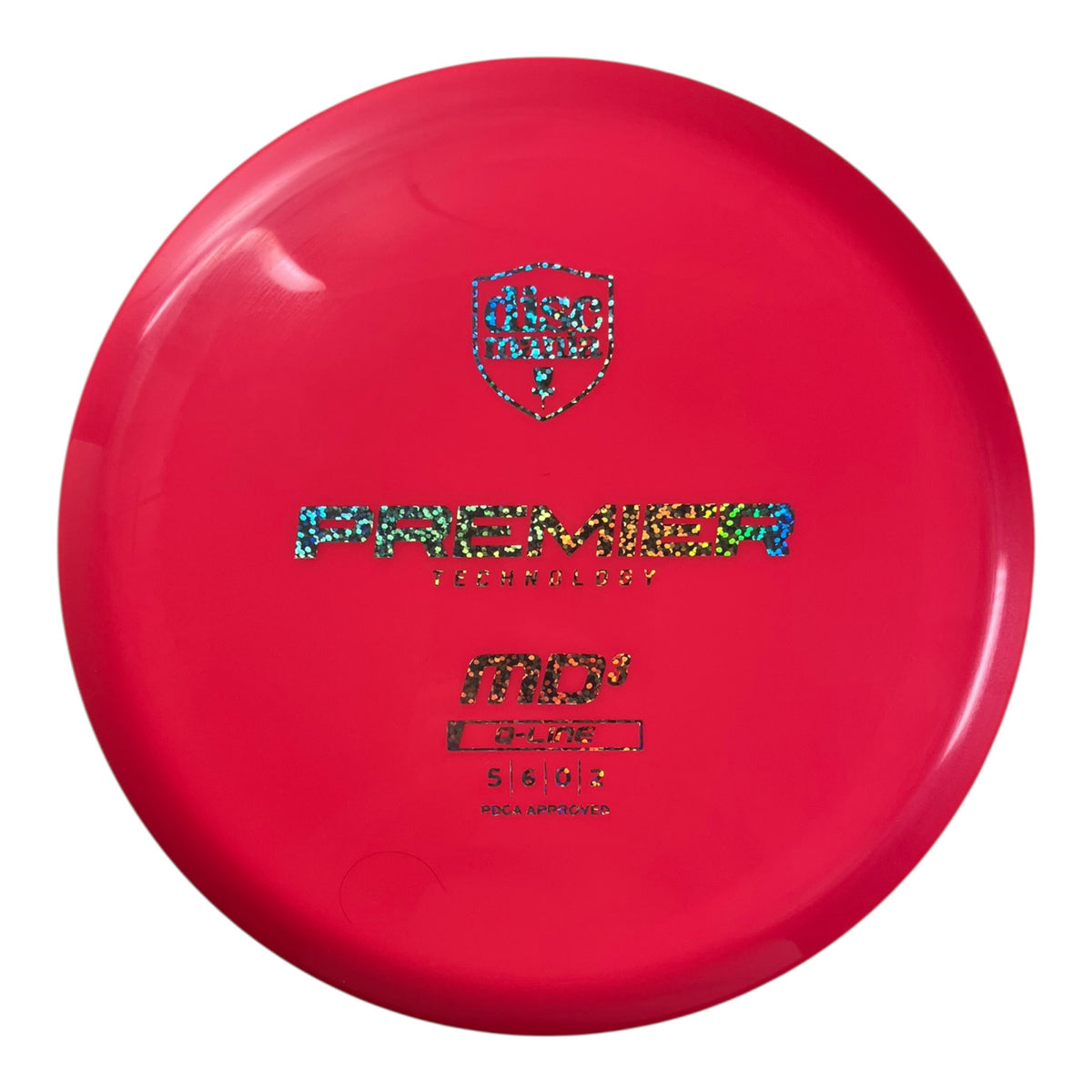 Discmania Premier MD3 | Q-Line | Pink/Holo 177g Disc Golf