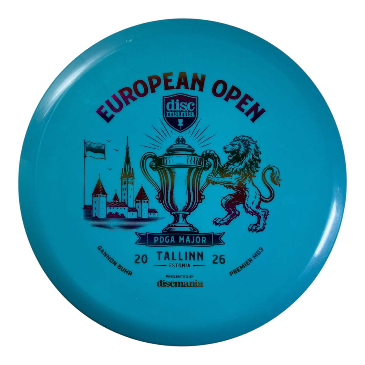 Discmania Premier MD3 - Used Good | Q-Line | Blue/Rainbow 177g (Gannon Buhr European Open 2026) Disc Golf