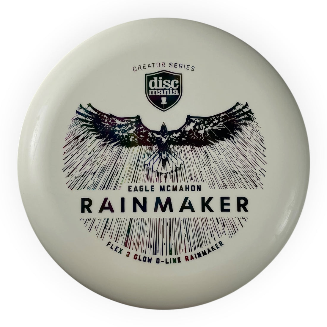 Discmania Rainmaker | Glow D-Line Flex 3 | White/Jellybean 174g Disc Golf