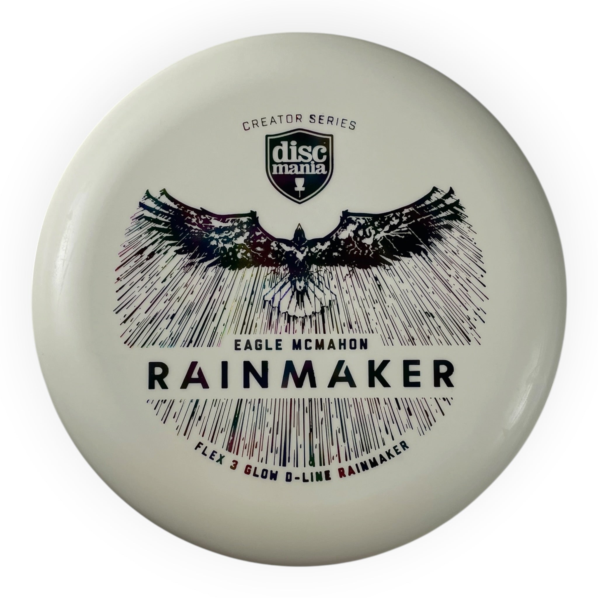 Discmania Rainmaker | Glow D-Line Flex 3 | White/Jellybean 174g Disc Golf
