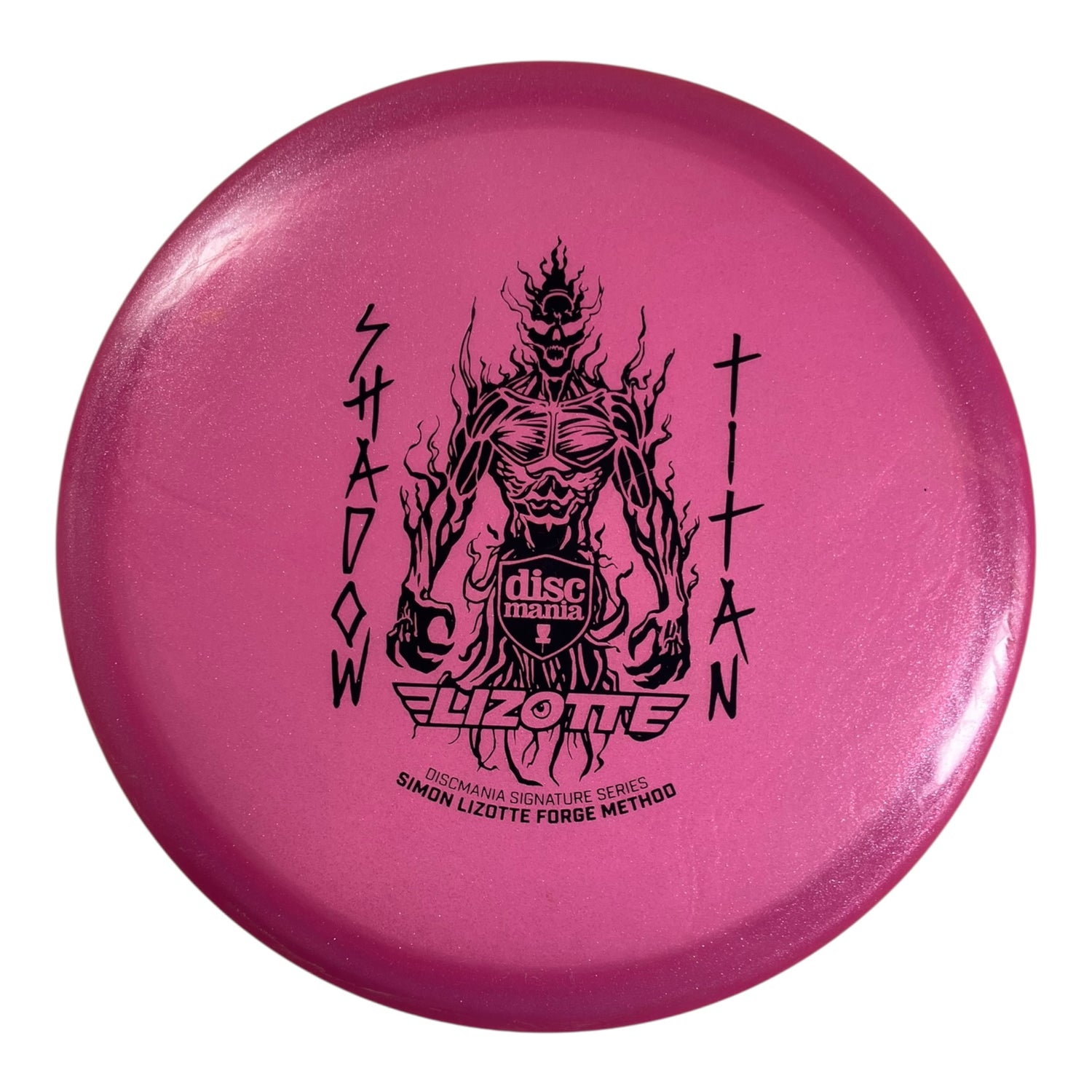 Discmania Shadow Titan - Method - Used Excellent | Forge | Pink/Black 180g (Simon Lizotte) Disc Golf